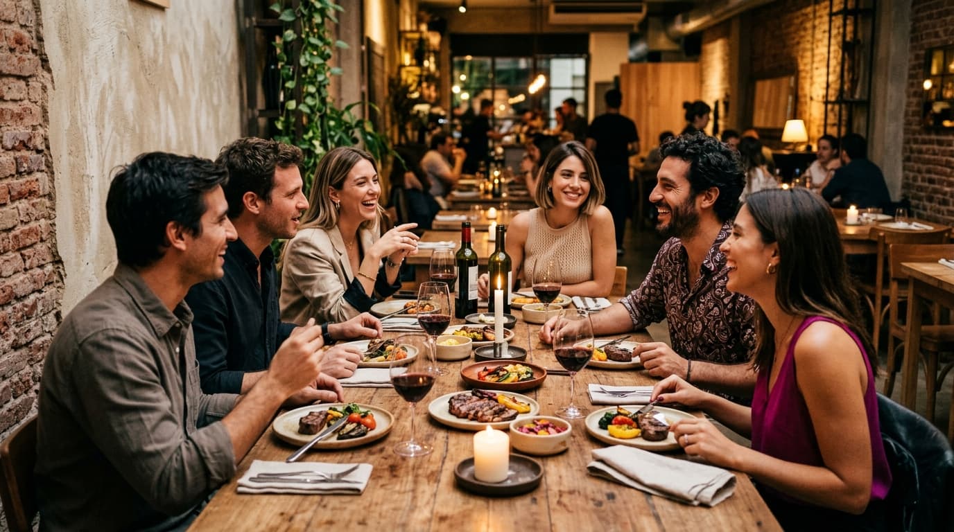 Experiencia gastronómica y cultural ADENTRO con gente joven y cocina de autor argentina